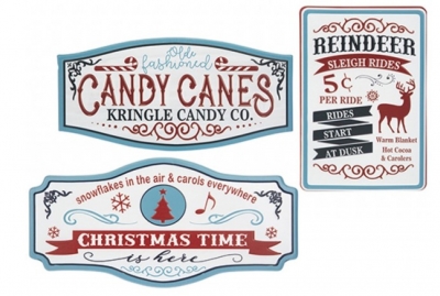 Americana Christmas Wall Sign