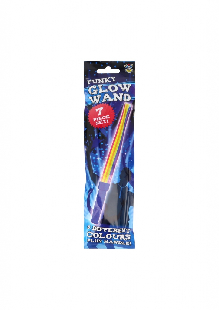Glow Stick Wand 7 Piece Set ( Assorted Colours ) - Click Image to Close