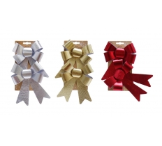 Metallic Bow Medium 2 Pack ( Assorted Colours )