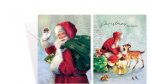 Santa Rectangle Christmas Cards 8 Pack