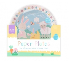 Easter Printed Paper Plates 10pk Plastic Free