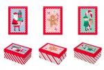 Christmas Rectangle Gift Box 22cm x 14cm