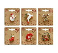 Christmas Brooch ( Assorted Designs )
