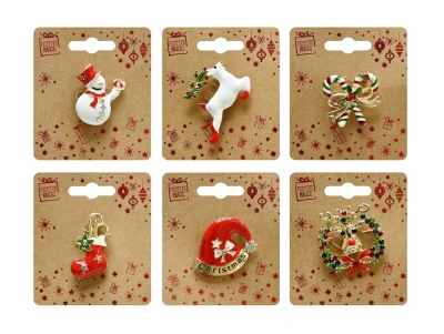 Christmas Brooch ( Assorted Designs )