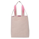 EASTER COTTON BAG WITH PINK EARS 30.5CM X 10CM