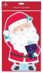 Advent Calendar Christmas Standing Die-Cut Santa