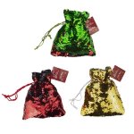 Colour Changing Sequin Gift Bag 19cm X 15cm