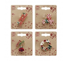 Christmas Brooch ( Assorted Designs )