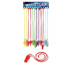 Neon Whistle On String X 12 Pack (24P Each)