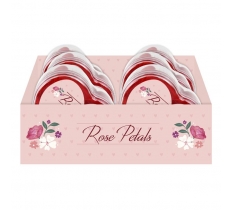 Red Rose Petals In Acetate Box