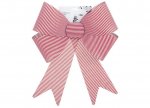 Candy Stripe Bow Decoration 37cm X 49cm X 13cm