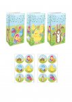 Easter Paper Party Bags With Stickers X 12 ( 14p Each )