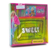 Barbie Extra Pencil Case Set