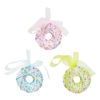 Christmas Doughnut Hang Deco 10Cm