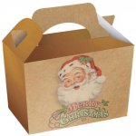 Tradtional Santa Food Box 15 x 10 x 10cm