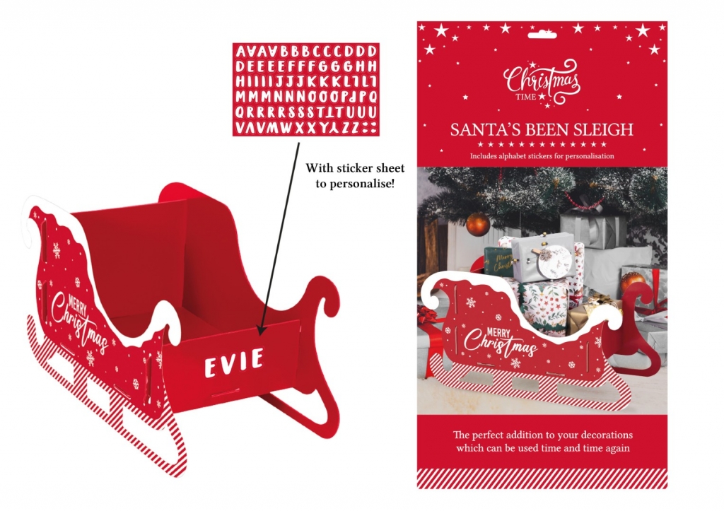 Christmas Santa's Been Sleigh - Click Image to Close