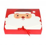 Santa Red Gift Box Large 31cm X 25cm X 8cm