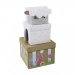 3PC EASTER LAMB PLUSH BOX