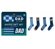 Father's Day Dad socks Gift Set 4PK