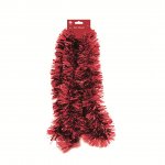 Christmas Tinsel Xmas 2m Fine Cut Red