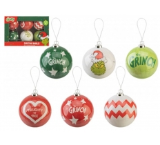 Grinch Baubles 75mm