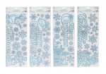 Window Cling Snow Glitter ( Assorted Designs )