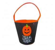 Felt Trick or Treat Bucket Bag 18cm