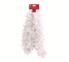 Christmas Chunky White Tinsel 2m