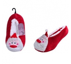 Ladies Santa Slipper Socks