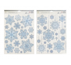 Glitter Snowflake Window Cling