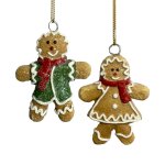Christmas Gingerbread Tree Decs Resin 7cm