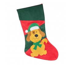 Christmas Cute Dog Stocking 43cm