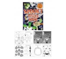 48 X HALLOWEEN PUZZLE FUN BOOK 10.5X14.5CM (10P EACH)