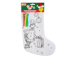 The Grinch Colour Your Own Stocking