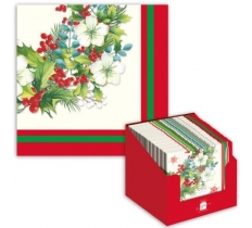 Christmas Xparty Napkins Traditional 20Packk