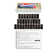Retro Dominoes Game In Wooden Box 28 Pack