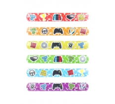 120 X Snap Bracelet Gamer 22X3cm (15P Each)