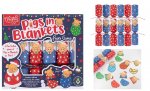 Christmas 6 Pigs In Blankets Game 9" Crackers