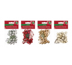 Small Decorative Berries 30 Pack