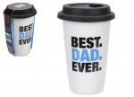 320ML DOUBLE WALL WITH LID BEST DAD DESIGN