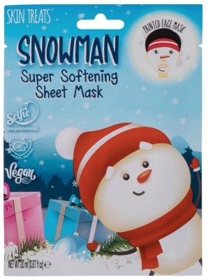 Printed Sheet Mask Face Snowman