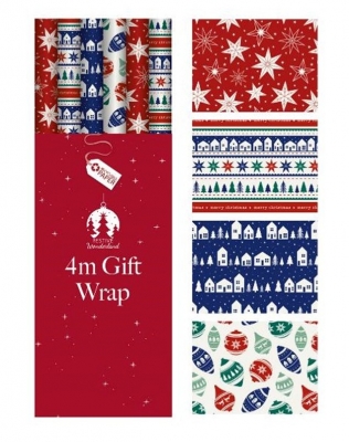 Christmas Gift Wrap 4M Scandi