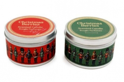Christmas Cat/Dog Nutcracker Tin Candle 7.5x5cm