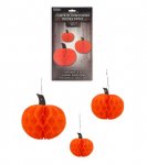 HoneyComb Decoration Hanging Pumpkin Paper