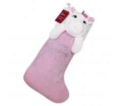 Deluxe 3D Ultrasoft Feel Unicorn Stocking