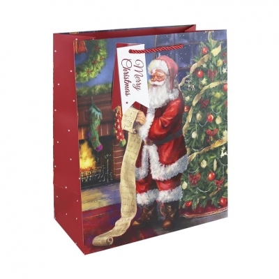 Traditional Santa Large Bag X2Assort(265Mmx330Mmx140Mm)