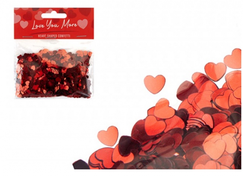 Heart Shaped Confetti - Click Image to Close