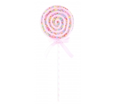 Christmas Rainbow Swirl Lollipop 42Cm