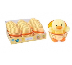 Plush Chick In Egg 18cm