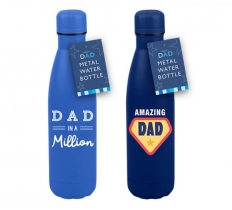 FATHER'S DAY METAL WATER BOTTLE